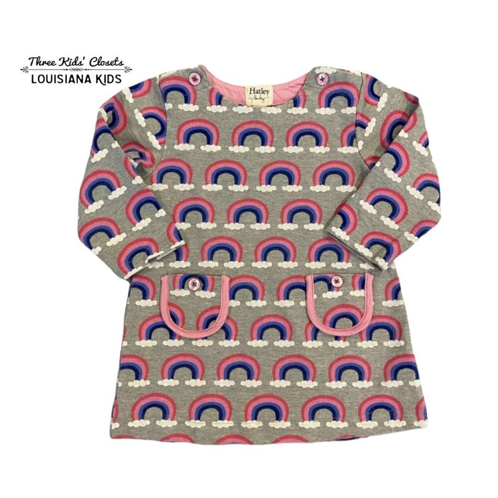 Hatley 18-24m Rainbow Pocket Tunic Dress